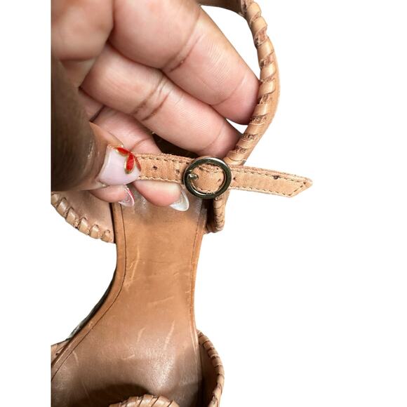 Jack Rogers Brown‎ Clare Rope Espadrille Open Toe Wedge Sandals Size 11 - Picture 7 of 11